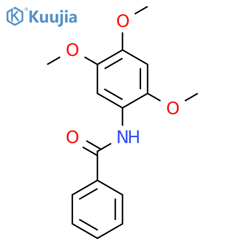 Benzamide, N-(2,4,5-trimethoxyphenyl)- structure