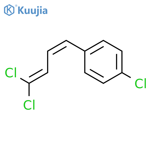 BENZENE, 1-CHLORO-4-[(1Z)-4,4-DICHLORO-1,3-BUTADIENYL]- structure