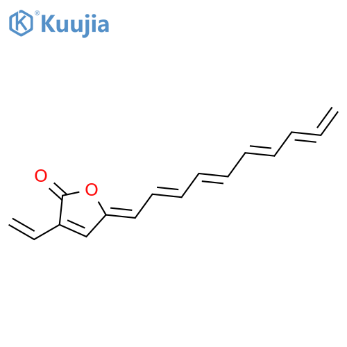 2(5H)-Furanone, 5-(2,4,6,8,9-decapentaenylidene)-3-ethenyl- structure