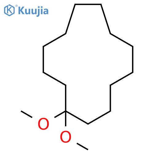 Cyclotridecane, 1,1-dimethoxy- structure