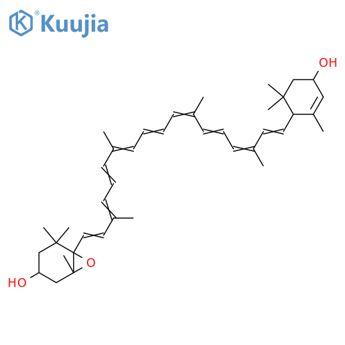 5,6-Epoxy-5,6-dihydro-β,ε-carotene-3,3'-diol; (9'Z,13Z)-form structure