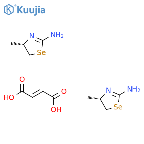 2-SELENAZOLAMINE, 4,5-DIHYDRO-4-METHYL-, (4S)-, (2E)-2-BUTENEDIOATE(2:1) structure