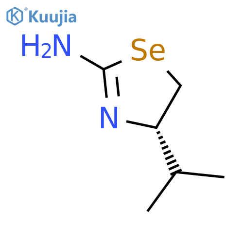 2-SELENAZOLAMINE, 4,5-DIHYDRO-4-(1-METHYLETHYL)-, (4S)- structure