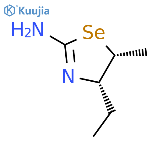2-Selenazolamine, 4-ethyl-4,5-dihydro-5-methyl-, (4S,5R)- structure