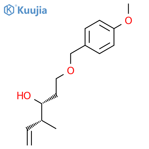 5-HEXEN-3-OL, 1-[(4-METHOXYPHENYL)METHOXY]-4-METHYL-, (3R,4R)- structure