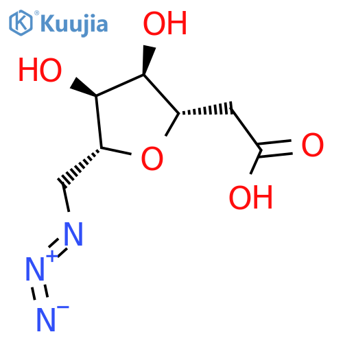 D-ALLO-HEPTONIC ACID, 3,6-ANHYDRO-7-AZIDO-2,7-DIDEOXY- structure