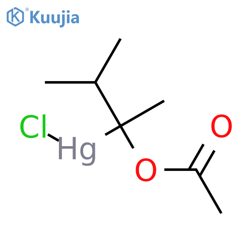 Mercury, [1-(acetyloxy)-1,2-dimethylpropyl]chloro- structure