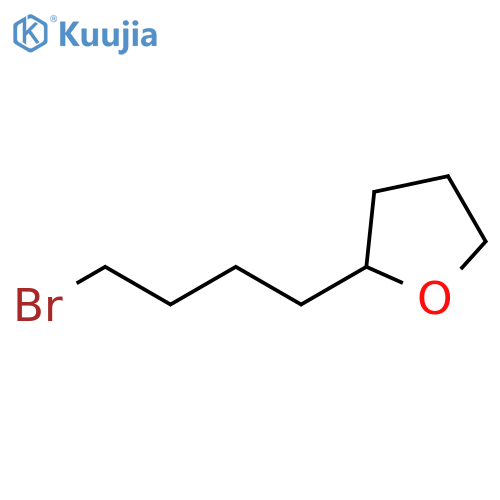 Furan, 2-(4-bromobutyl)tetrahydro- structure