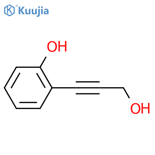 2-(3-Hydroxyprop-1-yn-1-yl)phenol structure