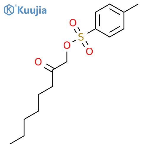 2-OCTANONE, 1-[[(4-METHYLPHENYL)SULFONYL]OXY]- structure