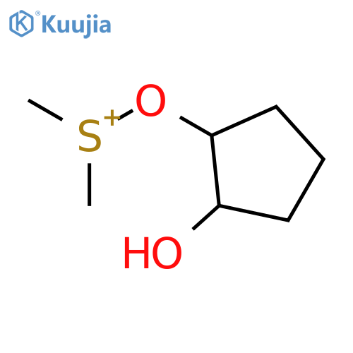 Sulfonium, [(2-hydroxycyclopentyl)oxy]dimethyl- structure