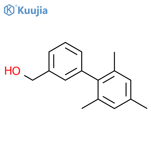 [1,1'-Biphenyl]-3-methanol,2',4',6'-trimethyl- structure
