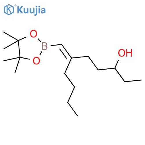 3-DECANOL, 6-[(4,4,5,5-TETRAMETHYL-1,3,2-DIOXABOROLAN-2-YL)METHYLENE]- structure