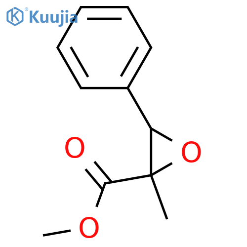 OXIRANECARBOXYLIC ACID, 2-METHYL-3-PHENYL-, METHYL ESTER structure