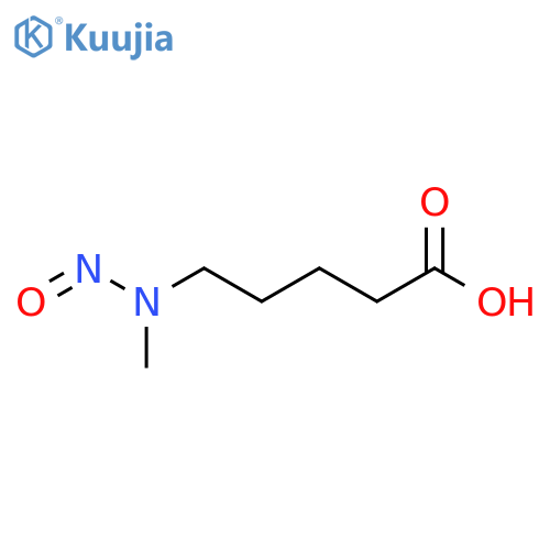 5-methyl(nitroso)aminopentanoic acid structure