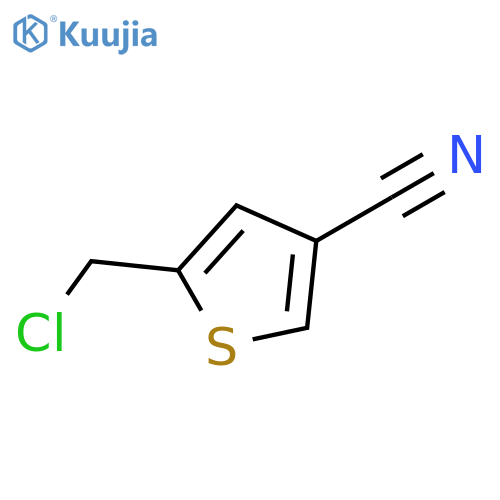 5-(chloromethyl)thiophene-3-carbonitrile structure