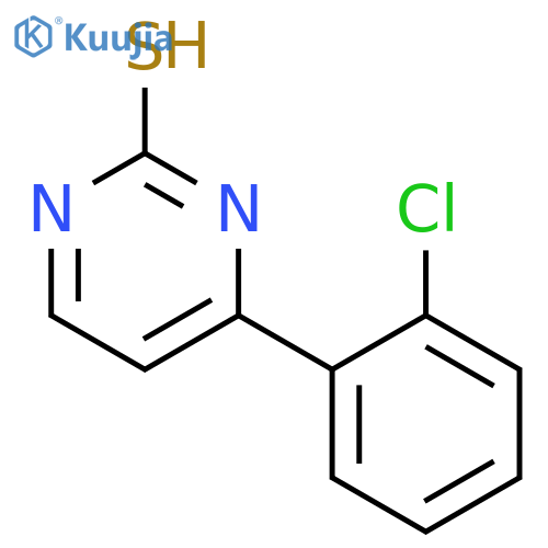 4-(2-Chlorophenyl)pyrimidine-2-thiol structure