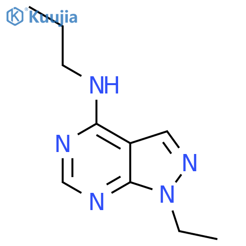 1-Ethyl-N-propylpyrazolo[3,4-d]pyrimidin-4-amine structure