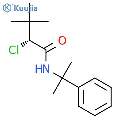 BUTANAMIDE, 2-CHLORO-3,3-DIMETHYL-N-(1-METHYL-1-PHENYLETHYL)-, (R)- structure