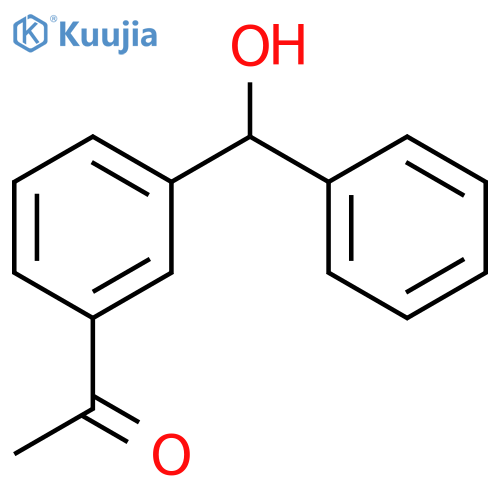 ETHANONE, 1-[3-(HYDROXYPHENYLMETHYL)PHENYL]- structure
