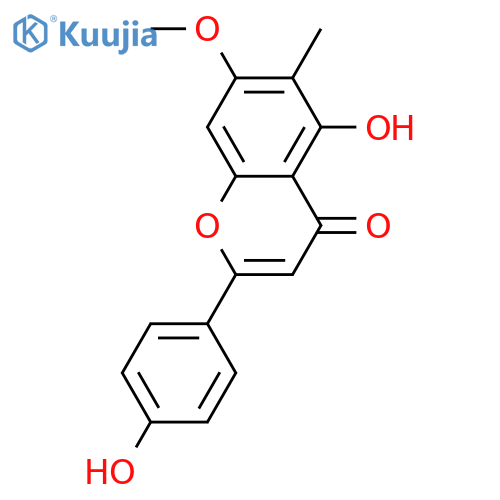 8-Demethylsideroxylin structure