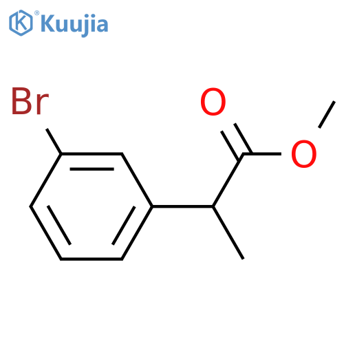 Methyl 2-(3-bromophenyl)propanoate structure