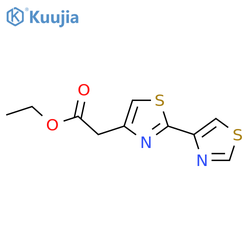 [2,4'-Bithiazole]-4-acetic acid, ethyl ester structure