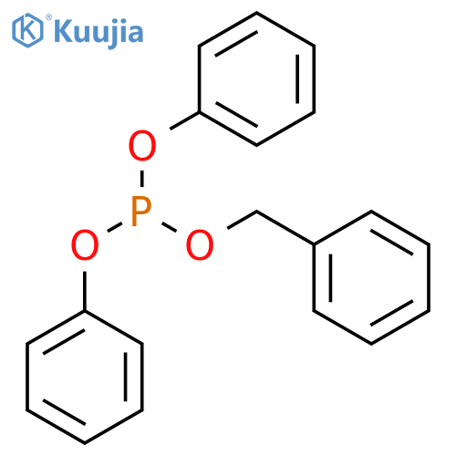 Phosphorous acid, diphenyl phenylmethyl ester structure