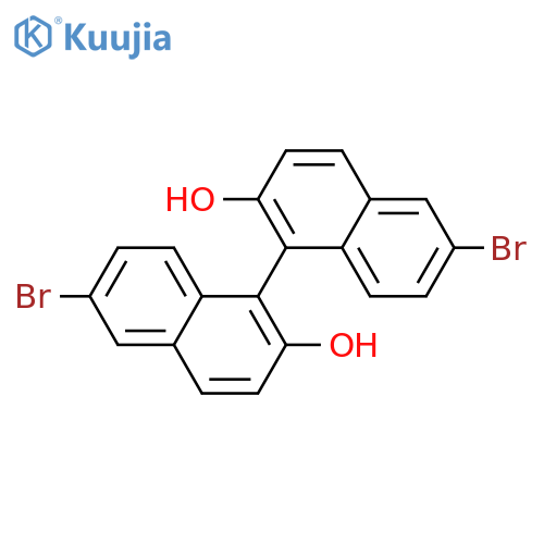 (S)-6,6'-Dibromo-1,1'-bi-2-naphthol structure