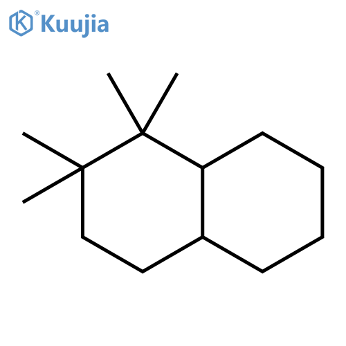 NAPHTHALENE, DECAHYDROTETRAMETHYL- structure