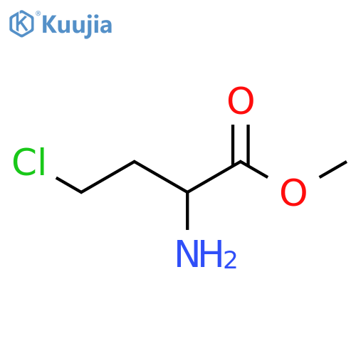 methyl 2-amino-4-chlorobutanoate structure