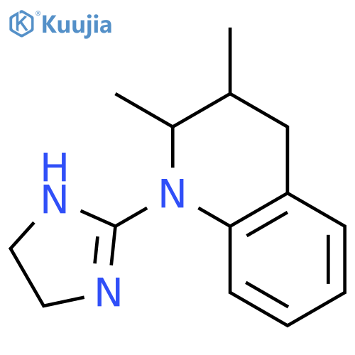 Quinoline,1-(4,5-dihydro-1H-imidazol-2-yl)-1,2,3,4-tetrahydro-2,3-dimethyl- structure