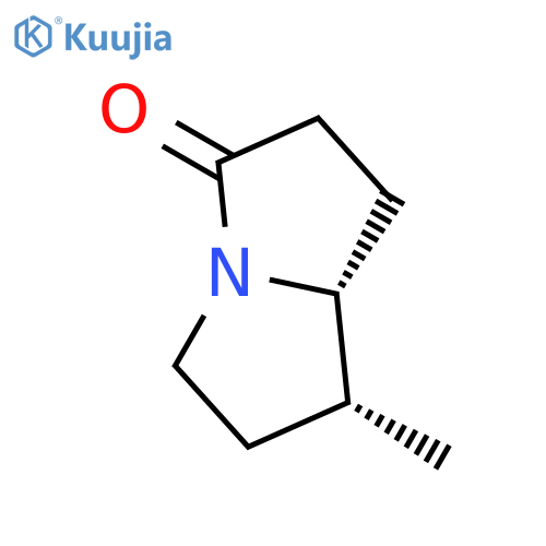 3H-Pyrrolizin-3-one, hexahydro-7-methyl-, trans-(±)- structure