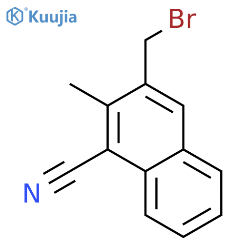 3-(Bromomethyl)-2-methyl-1-naphthonitrile structure
