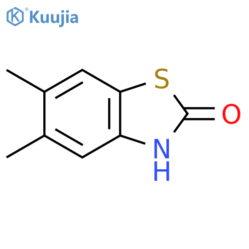 2(3H)-Benzothiazolone,5,6-dimethyl- structure