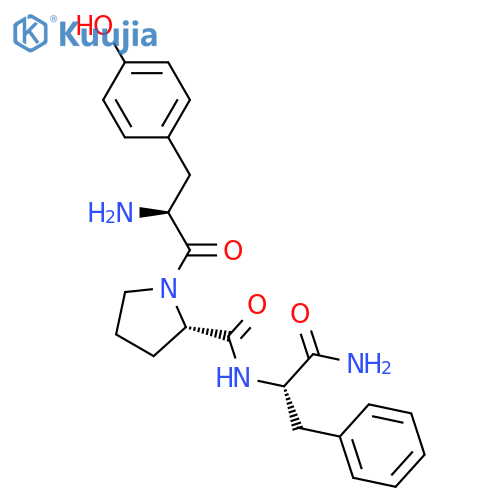 Beta-Casomorphin (1-3) amide acetate salt structure