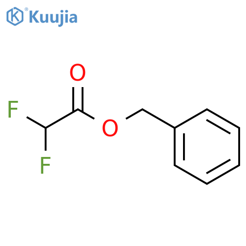 Acetic acid, difluoro-, phenylmethyl ester structure