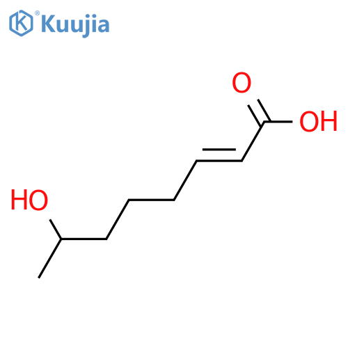 7-Hydroxy-2-octenoic acid; (2E,7S)-form structure