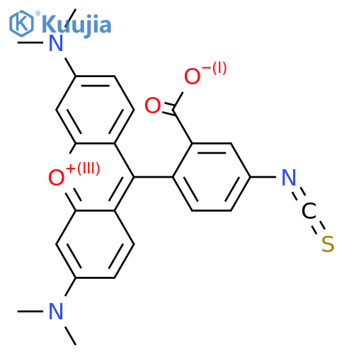 Tetramethylrhodamine-5-isothiocyanate structure