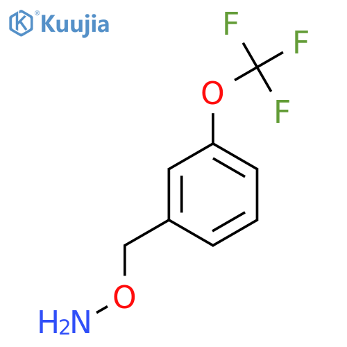 O-{3-(trifluoromethoxy)phenylmethyl}hydroxylamine structure
