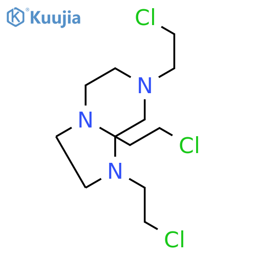 1H-1,4,7-Triazonine, 1,4,7-tris(2-chloroethyl)octahydro- structure
