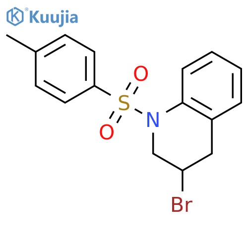 QUINOLINE, 3-BROMO-1,2,3,4-TETRAHYDRO-1-[(4-METHYLPHENYL)SULFONYL]- structure