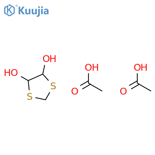 1,3-Dithiolane-4,5-diol, diacetate structure