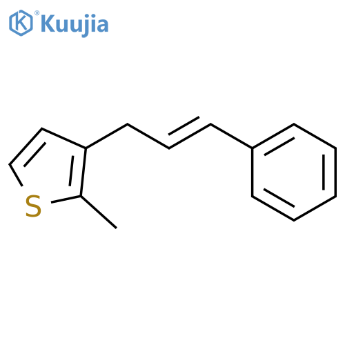 Thiophene,2-methyl-3-[(2E)-3-phenyl-2-propen-1-yl]- structure