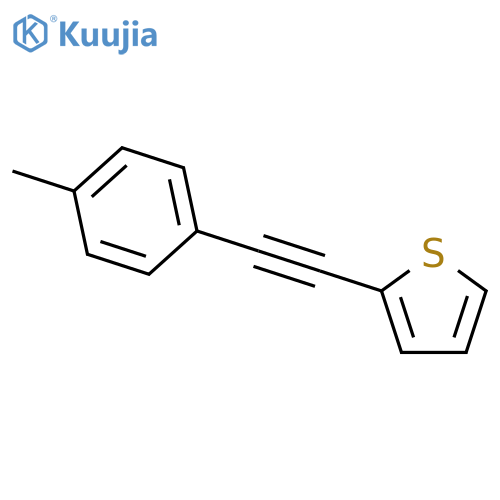Thiophene, 2-[(4-methylphenyl)ethynyl]- structure