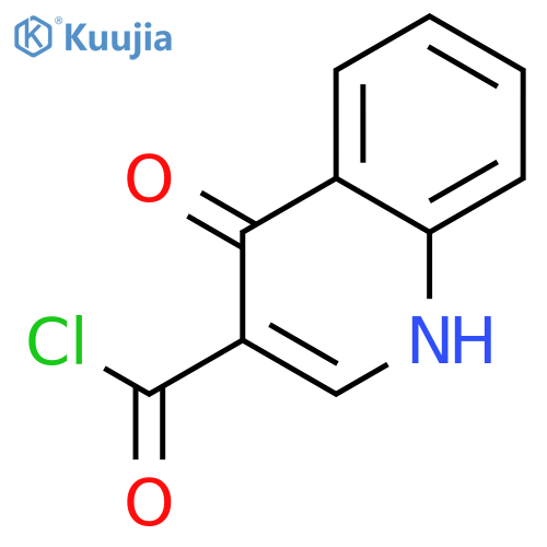 1,4-Dihydro-4-oxo-3-quinolinecarbonyl Chloride structure