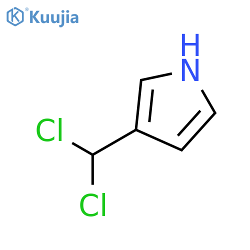 1H-PYRROLE, 3-(DICHLOROMETHYL)- structure