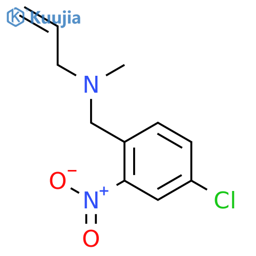 BENZENEMETHANAMINE, 4-CHLORO-N-METHYL-2-NITRO-N-2-PROPENYL- structure