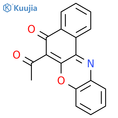 6-Acetyl-5H-benzo[a]phenoxazin-5-one structure