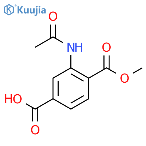 acetylamino-terephthalic acid-1-methyl ester structure